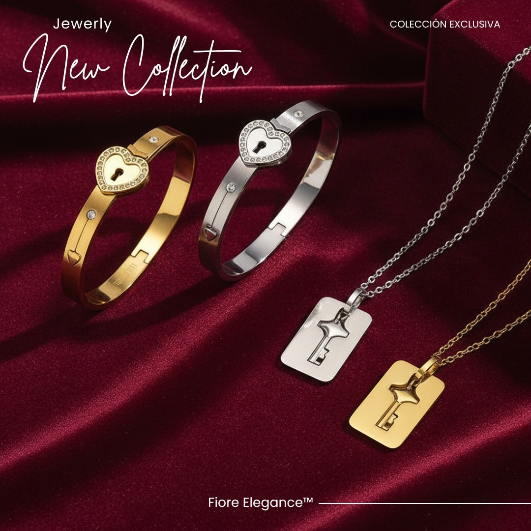 Fiore Elegance™ - Set Collar y Pulsera + Caja de Regalo
