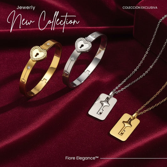 Fiore Elegance™ - Set Collar y Pulsera + Caja de Regalo