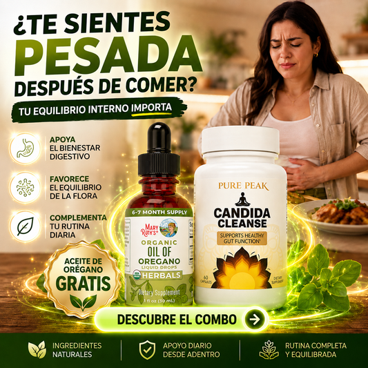 Combo Candida Cleanse + Aceite de Oregano