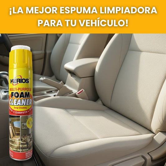 ✨ Mega oferta 2x1 Espuma Limpiadora para Carros - ¡Quita manchas y arranca grasa!