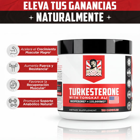 Turkesterone x 120 Cápsulas - Impulsa tu fuerza y energía