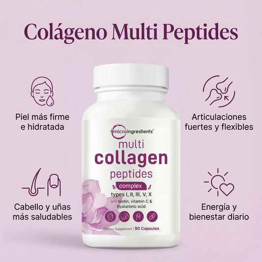 Multi Collagen Peptides x 90 Cápsulas - Renueva tu cuerpo y tu piel desde adentro