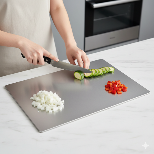 ✨ Tabla de cortar de Acero Inoxidable 304 Kourt®