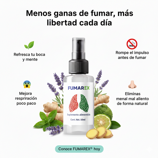 ✨ Fumarex® 50ml - Libérate de fumar fácil y rápido
