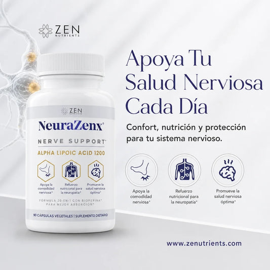 NeuraZenx 90 Cápsulas - Apoyo y tratamiento para la Neuropatía