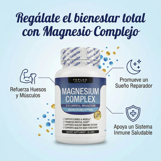 ✨ Magnesium Complex - Descansa profundo y recupérate mejor sin tensión