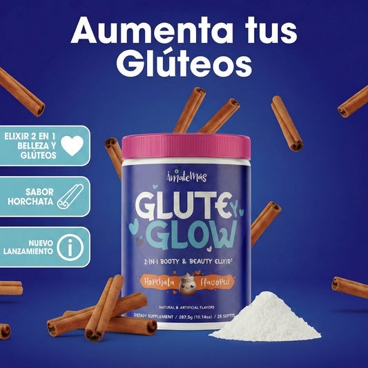 Glute Glow: Creatina Monohidratada + Biotina | Más Volumen y Definición en Glúteos