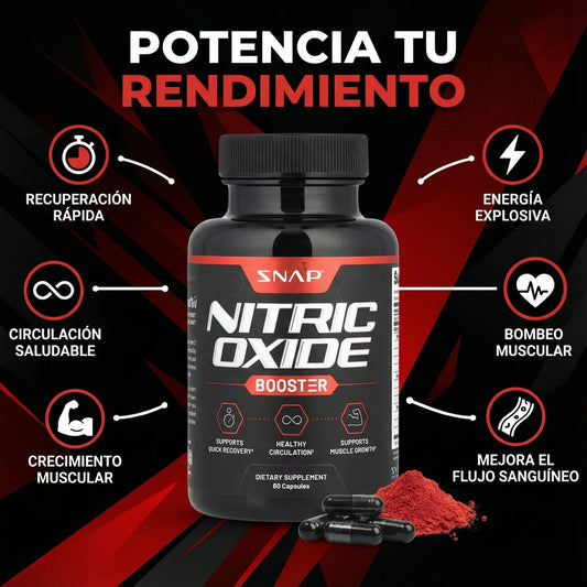 Nitric Oxide x 60 Cápsulas - Impulso de energía y fuerza