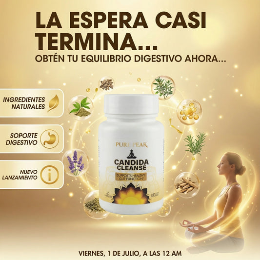 ✨ Candida Cleanse x 60 Cápsulas - Apoya tu digestión y equilibra tu intestino desde adentro